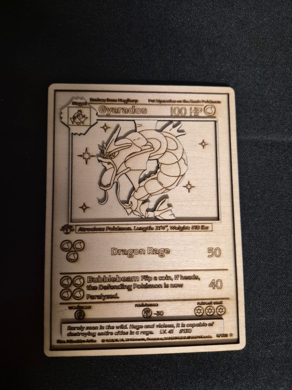Carta Pokemon Gyarados