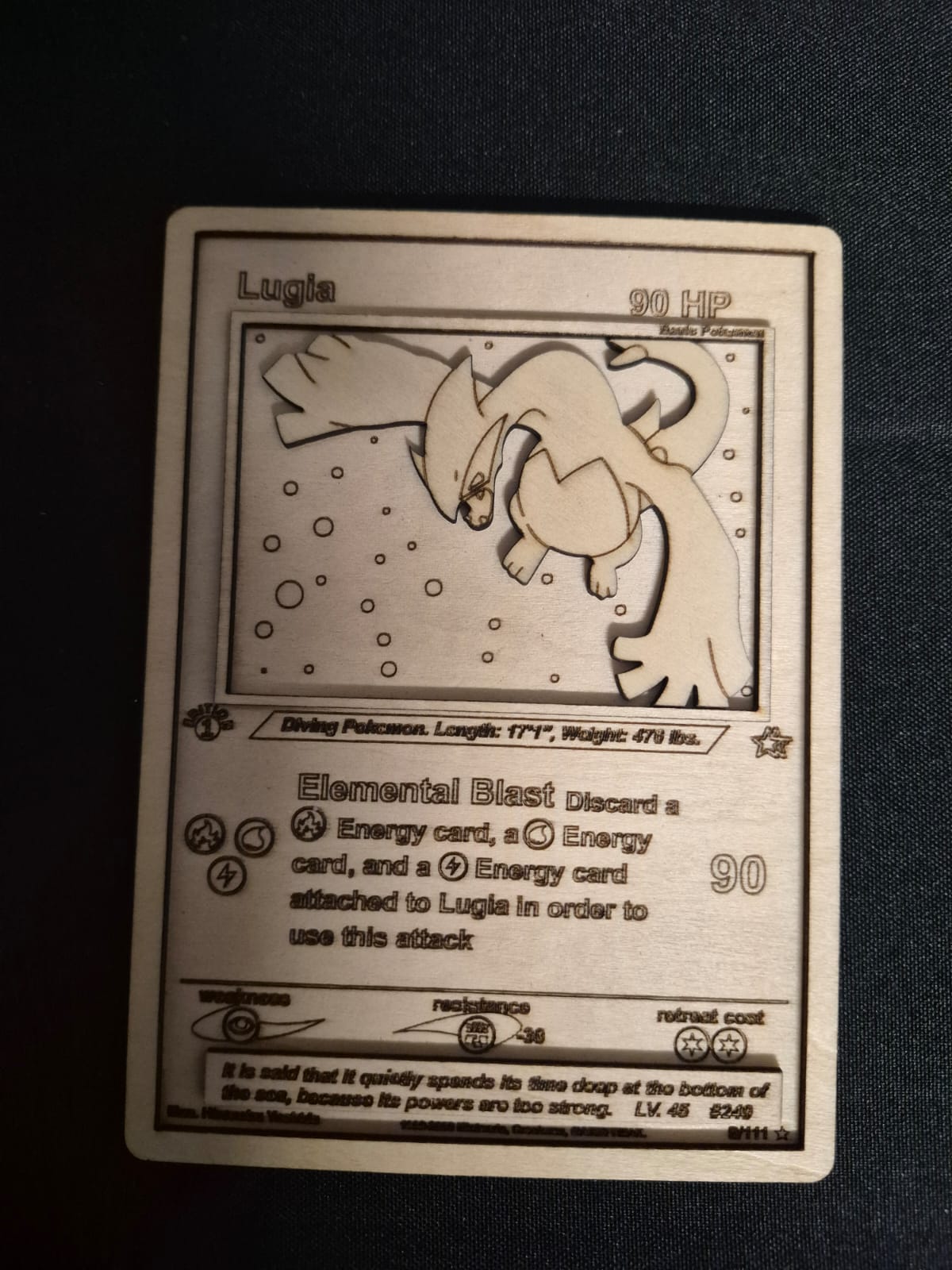 Carta Pokemon Lugia