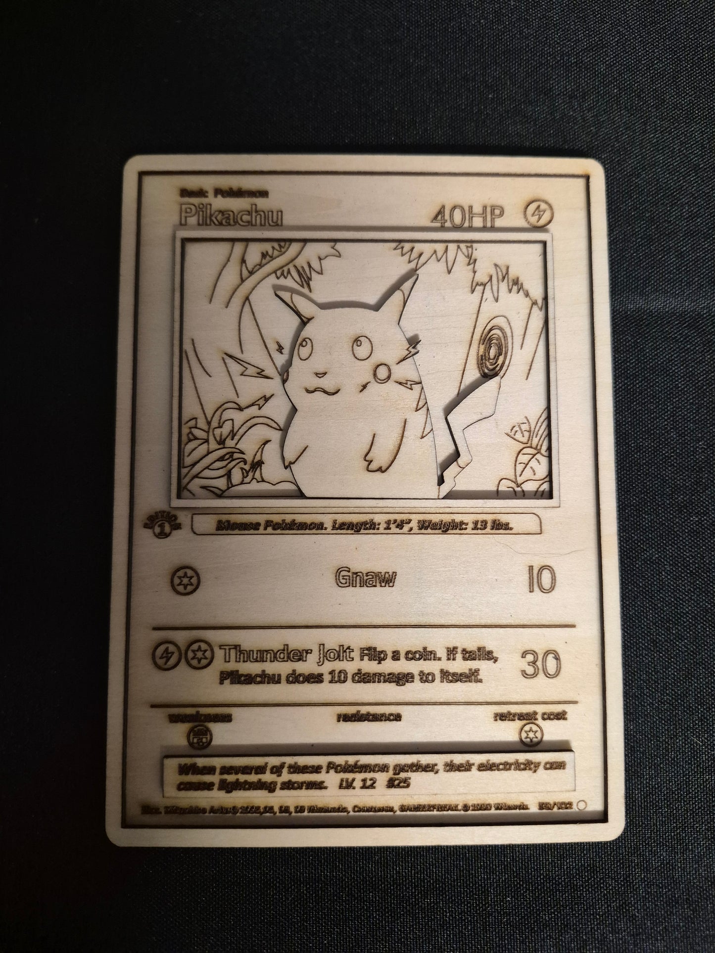Carta Pokemon Pikachu