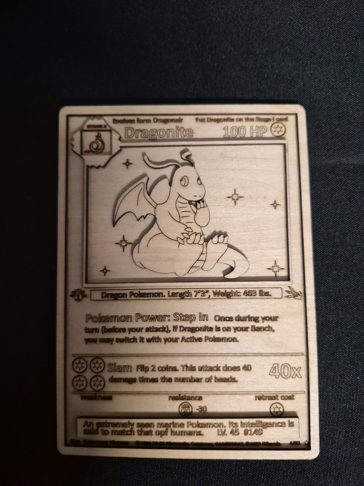 Carta Pokemon Dragonite