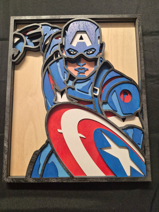 Quadro Capitan America