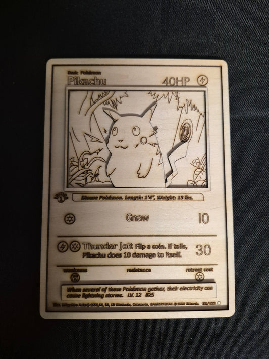Carta Pokemon Pikachu